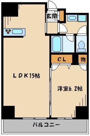 旭ビル　サンライズレジデンス９１５１０４の物件間取画像